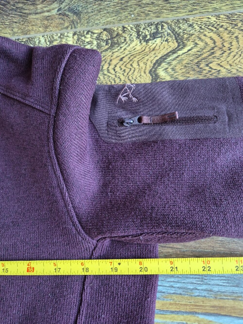 Arc'teryx Covert Pullover Hoody Fleece Lined Phantasm Heather - Picture 14 of 16